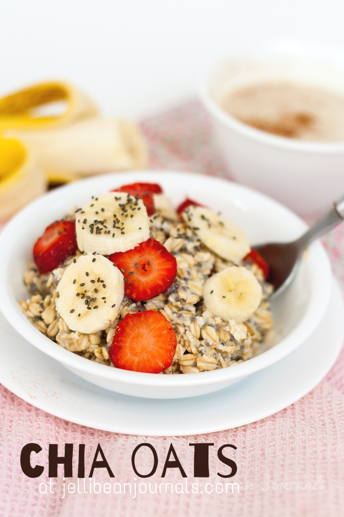 Make-Ahead Soaked Chia Oats | Jellibeanjournals.com